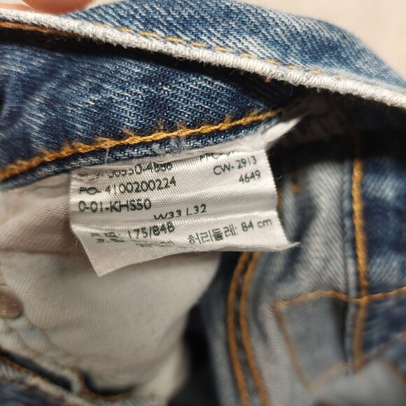 VTG Levis Mens 550 Blue Jeans Mens W33 L32 Vintage Denim Casual Wear - Picture 4 of 15